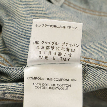 Gucci Tom Ford Era Logo Button Denim Jacket 44 — view 7