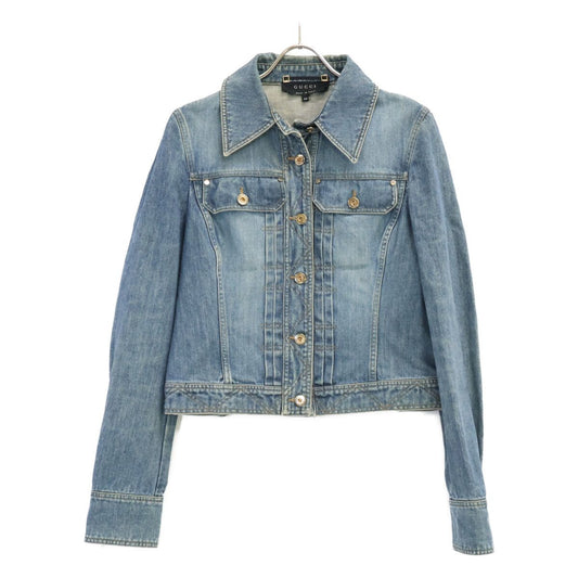 Gucci Tom Ford Era Logo Button Denim Jacket 44