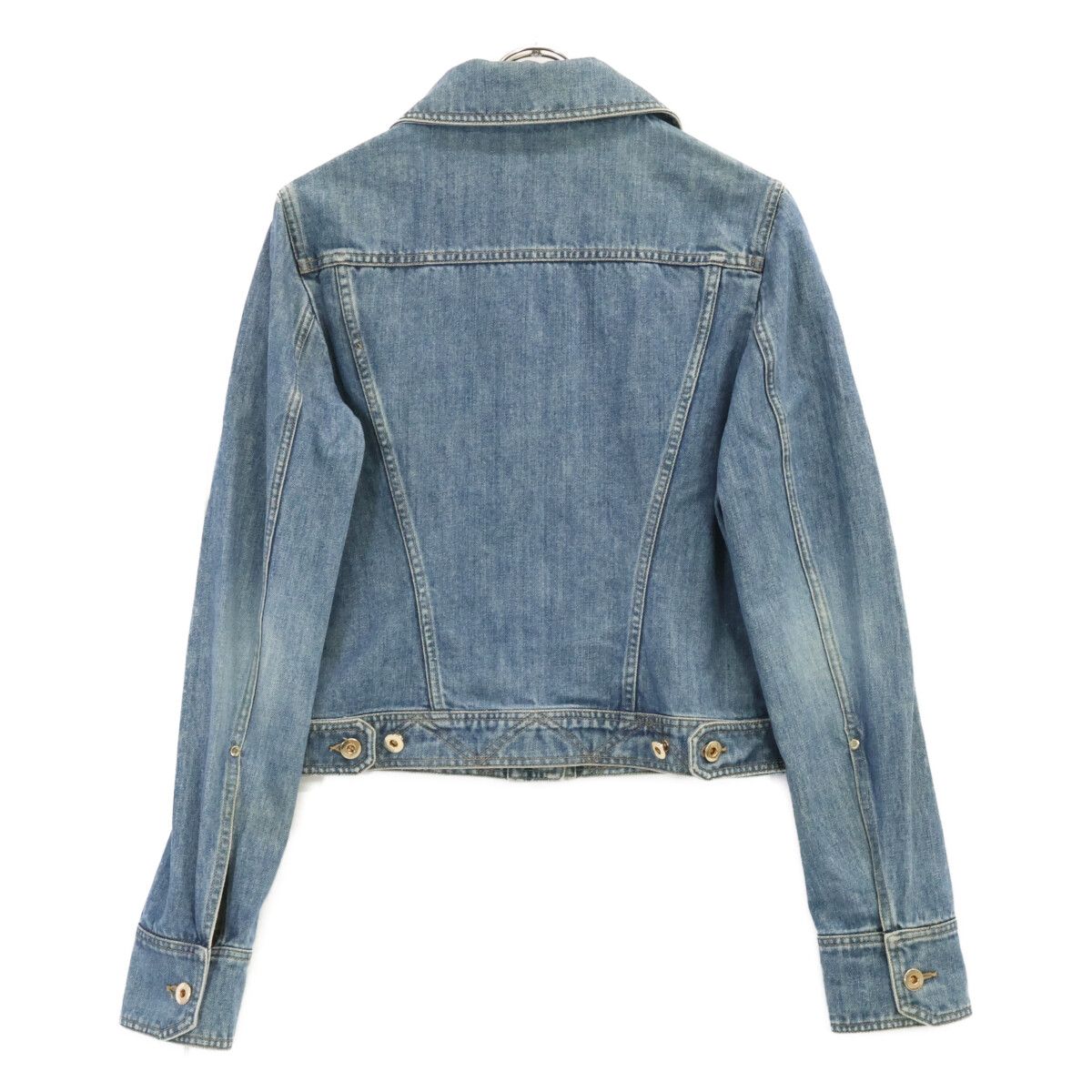 Gucci Tom Ford Era Logo Button Denim Jacket 44 — view 2