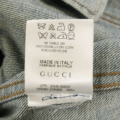 Gucci Tom Ford Era Logo Button Denim Jacket 44 — view 5