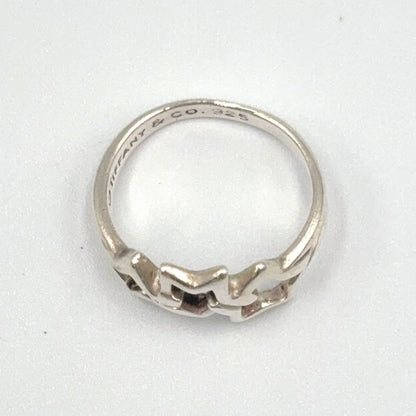 Tiffany & Co Triple Star 925 Sterling Silver Ring — view 3