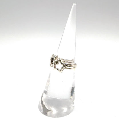 Tiffany & Co Triple Star 925 Sterling Silver Ring — view 6