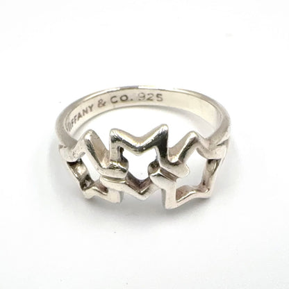 Tiffany & Co Triple Star 925 Sterling Silver Ring