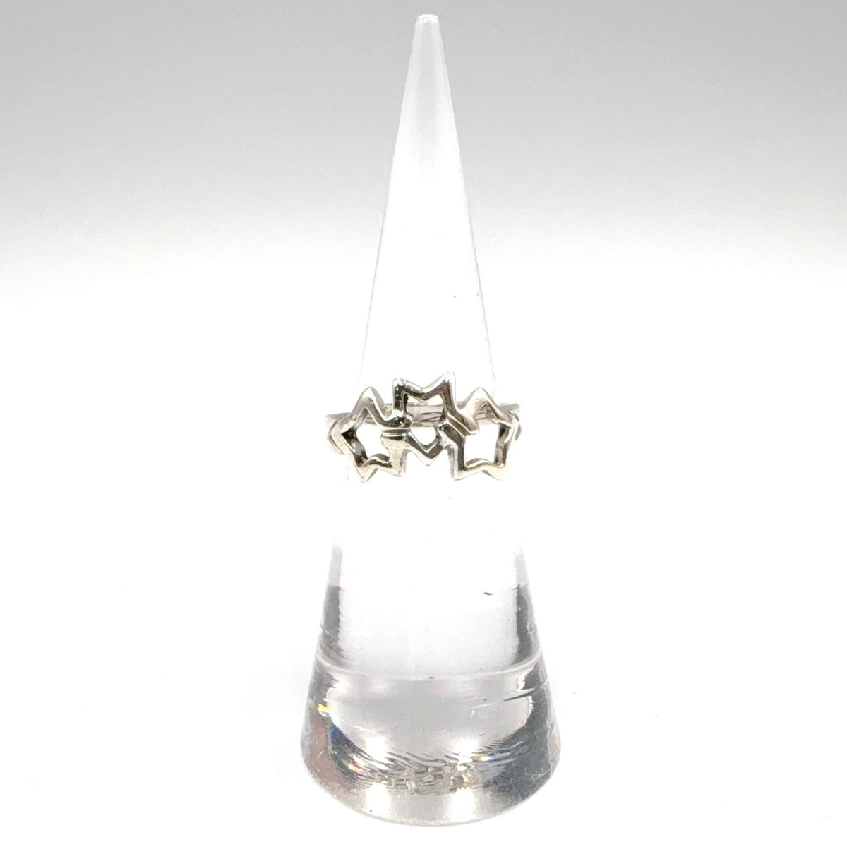 Tiffany & Co Triple Star 925 Sterling Silver Ring — view 5