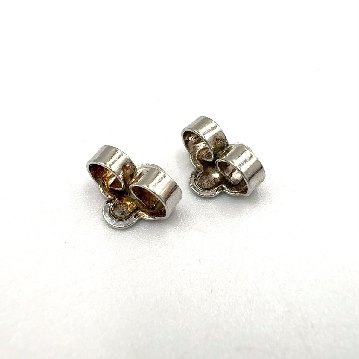 Louis Vuitton LV Glam Metal Rhinestone Clear Gold Silver Earrings — view 5