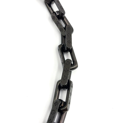 Louis Vuitton Collier Monogram Rainbow Metal Gold Black Multicolor Chain — view 6