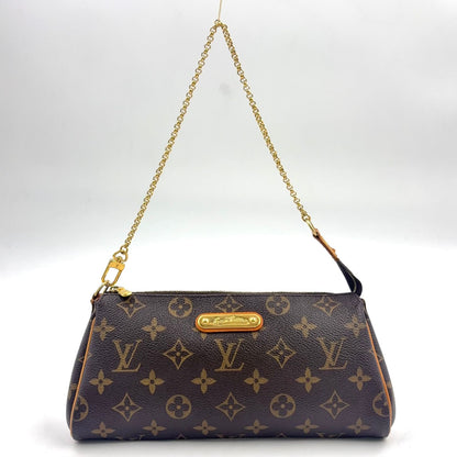 Louis Vuitton Monogram Leather Brown Light Shoulder Bag Gold