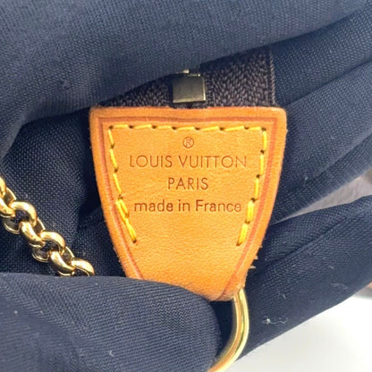 Louis Vuitton Monogram Leather Brown Light Shoulder Bag Gold — view 4
