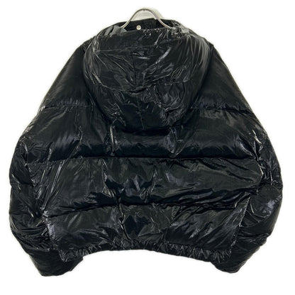 Dolce & Gabbana Black Nylon Coating Sleeve Emblem Down Jacket 38 — view 2