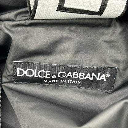 Dolce & Gabbana Black Nylon Coating Sleeve Emblem Down Jacket 38 — view 4