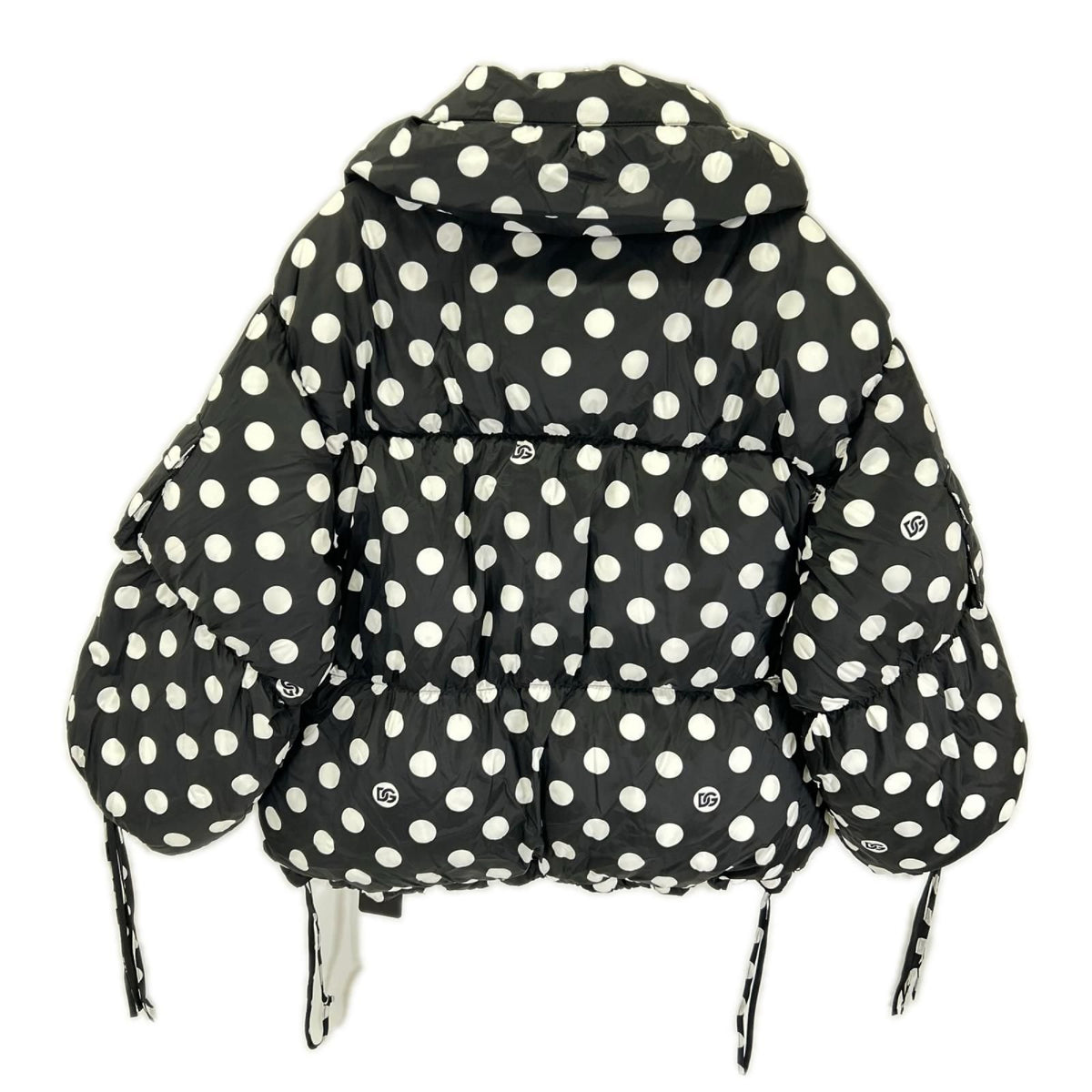 Dolce & Gabbana Polka Dot Full Zip Puffer Down Jacket 38 — view 2