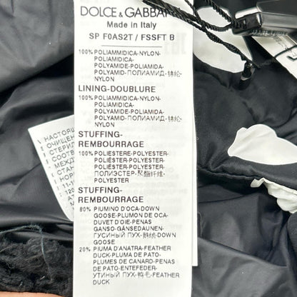 Dolce & Gabbana Polka Dot Full Zip Puffer Down Jacket 38 — view 6