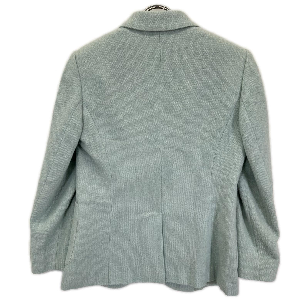 Max Mara Pale Blue Cashmere 100 Center Vent Single Tailored Jacket 38 — view 2