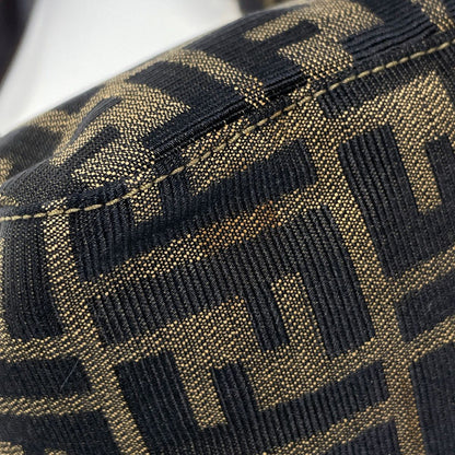 Fendi Handbag Zucca Pattern Canvas Brown — view 4