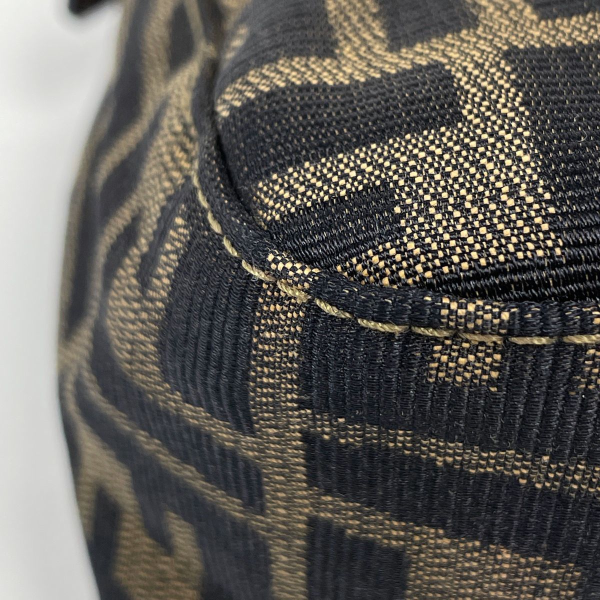 Fendi Handbag Zucca Pattern Canvas Brown — view 3