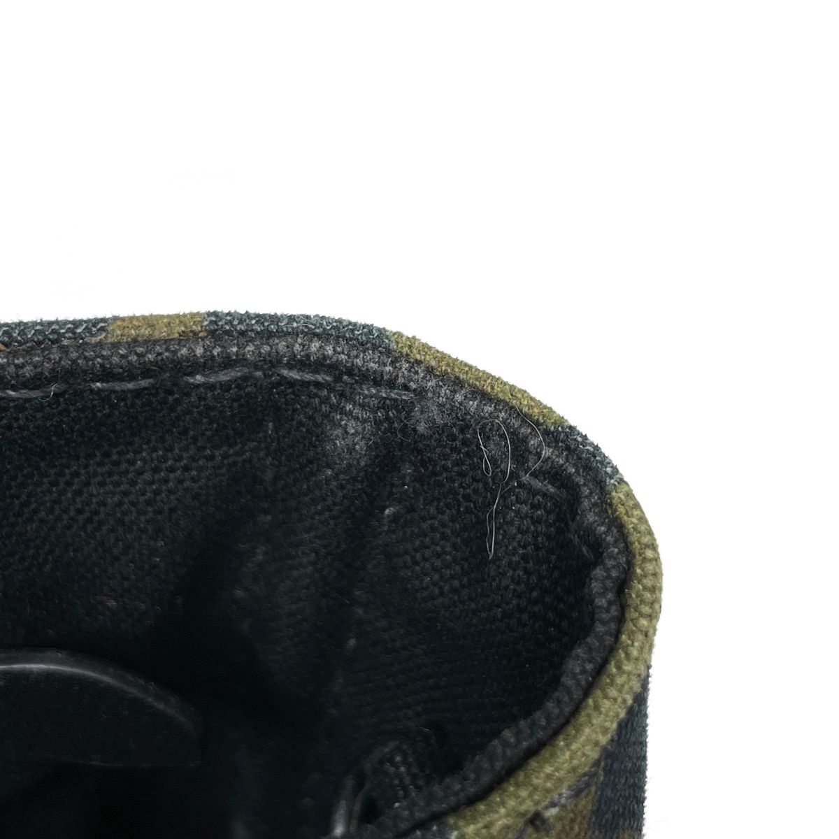 Prada Handbag Leopard Print Khaki Canvas Green Beige — view 5