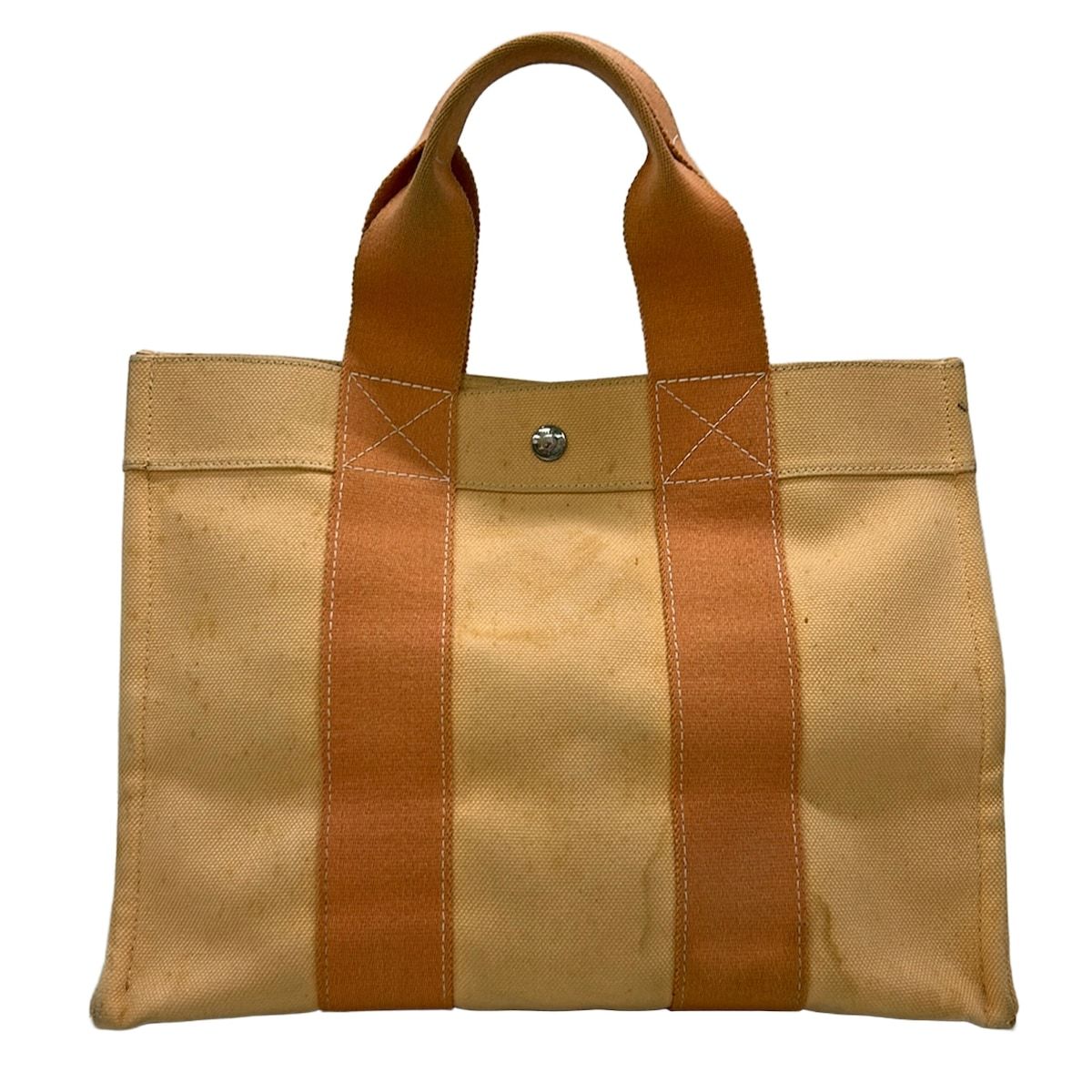 Hermes Tote Bag Coquillage PM Orange — view 3