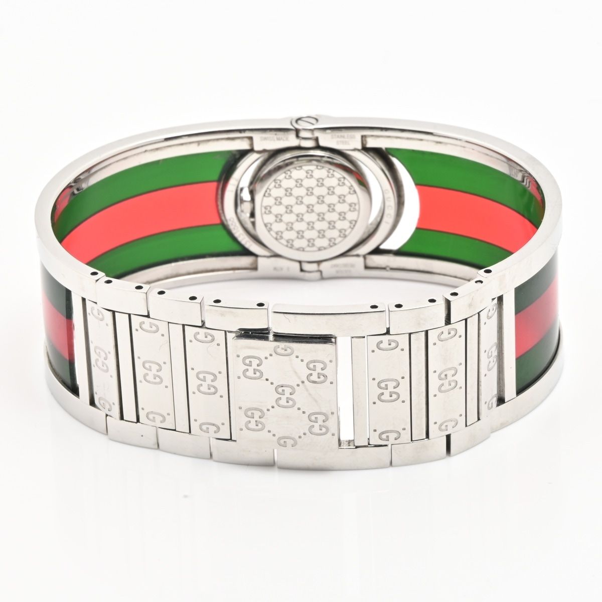 Gucci Watch Toile 112 Sherry GG Pattern Rotating Dial Black — view 6