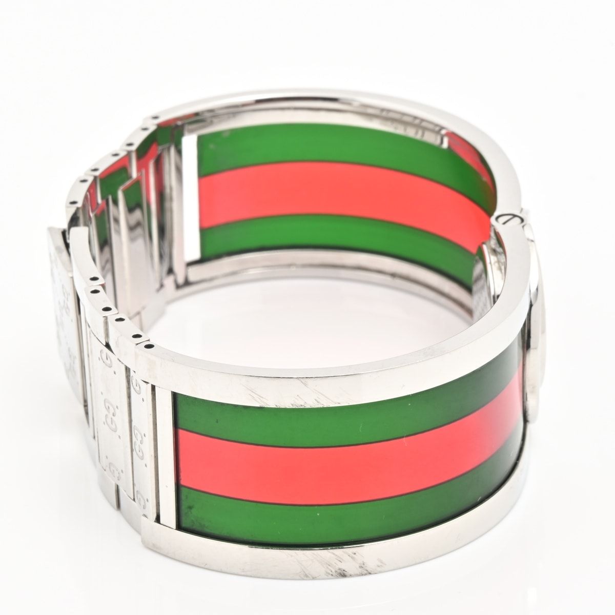 Gucci Watch Toile 112 Sherry GG Pattern Rotating Dial Black — view 4