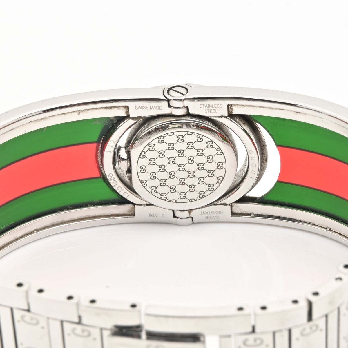 Gucci Watch Toile 112 Sherry GG Pattern Rotating Dial Black — view 5