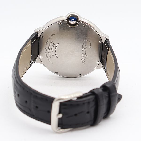 Cartier Ballon Bleu LM Automatic Date Silver Dial Watch — view 4