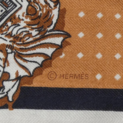 Hermes Harnais de Cour Bandana Carre Geant 140 Shawl Scarf — view 4