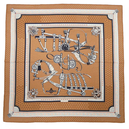 Hermes Harnais de Cour Bandana Carre Geant 140 Shawl Scarf