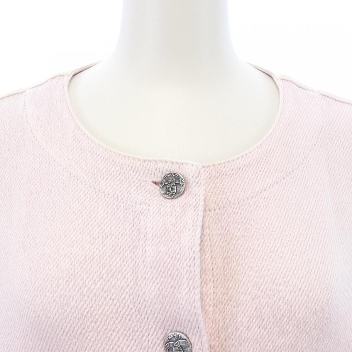Chanel Collarless Jacket Pink — view 5