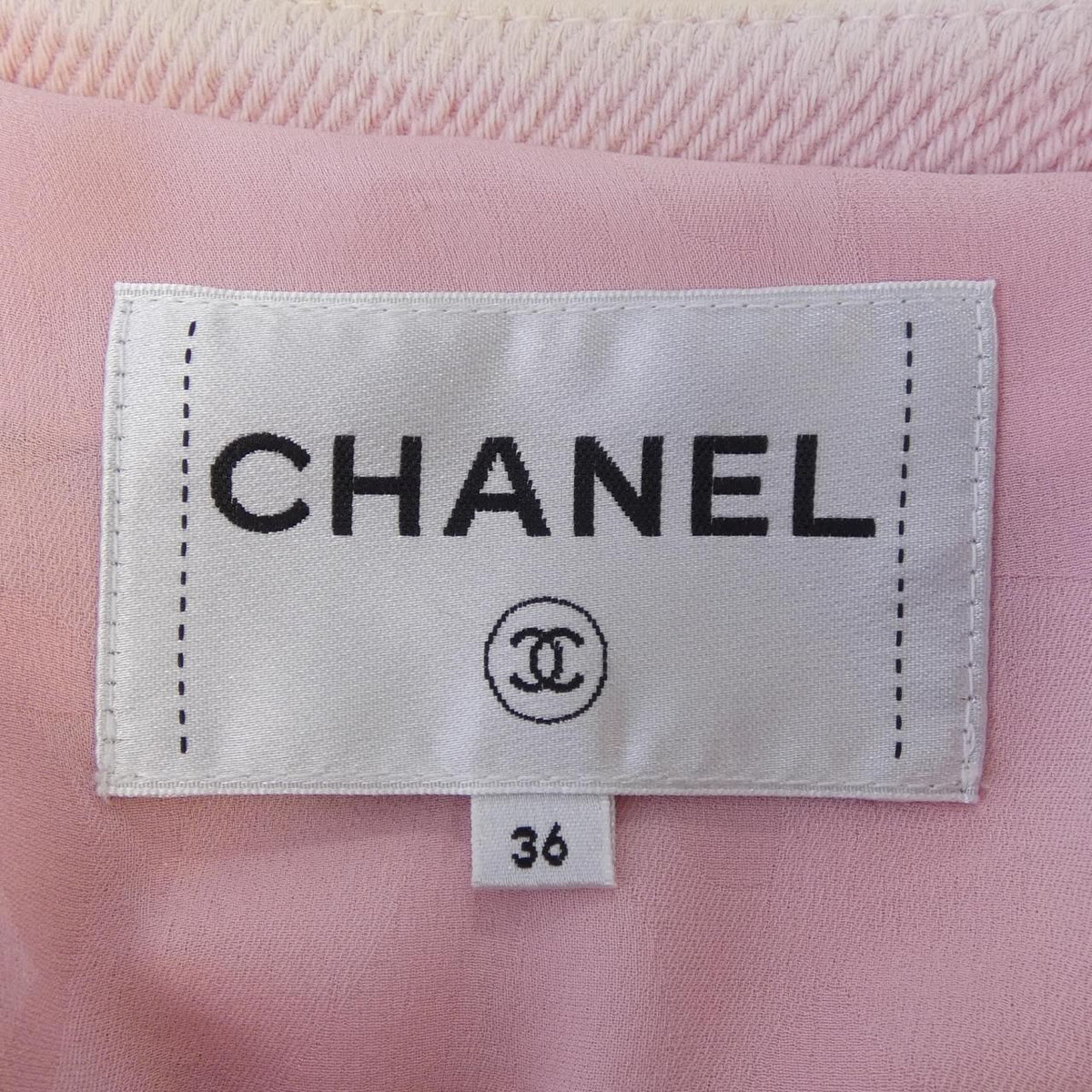 Chanel Collarless Jacket Pink — view 4