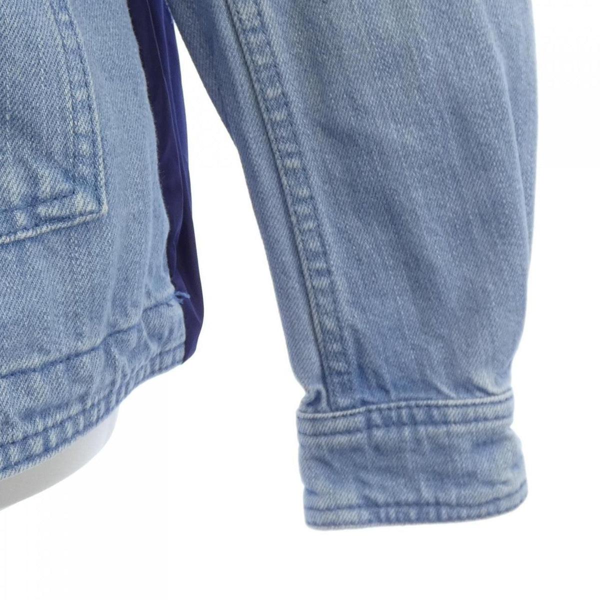 Moncler Resinite Denim Jacket — view 7