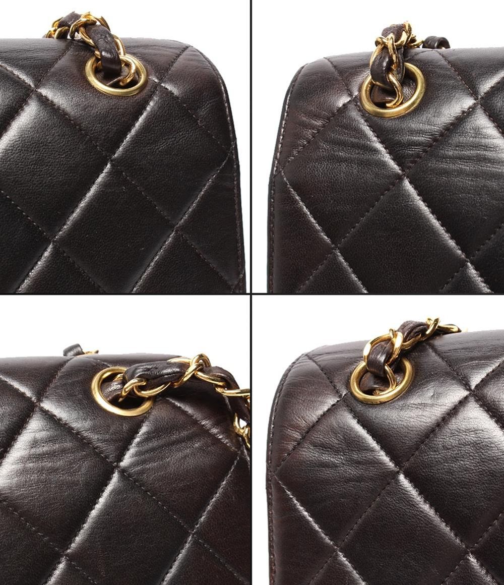 Chanel Shoulder Bag Double Face Chain Lambskin Gold Maxi Quilted 30 — view 6