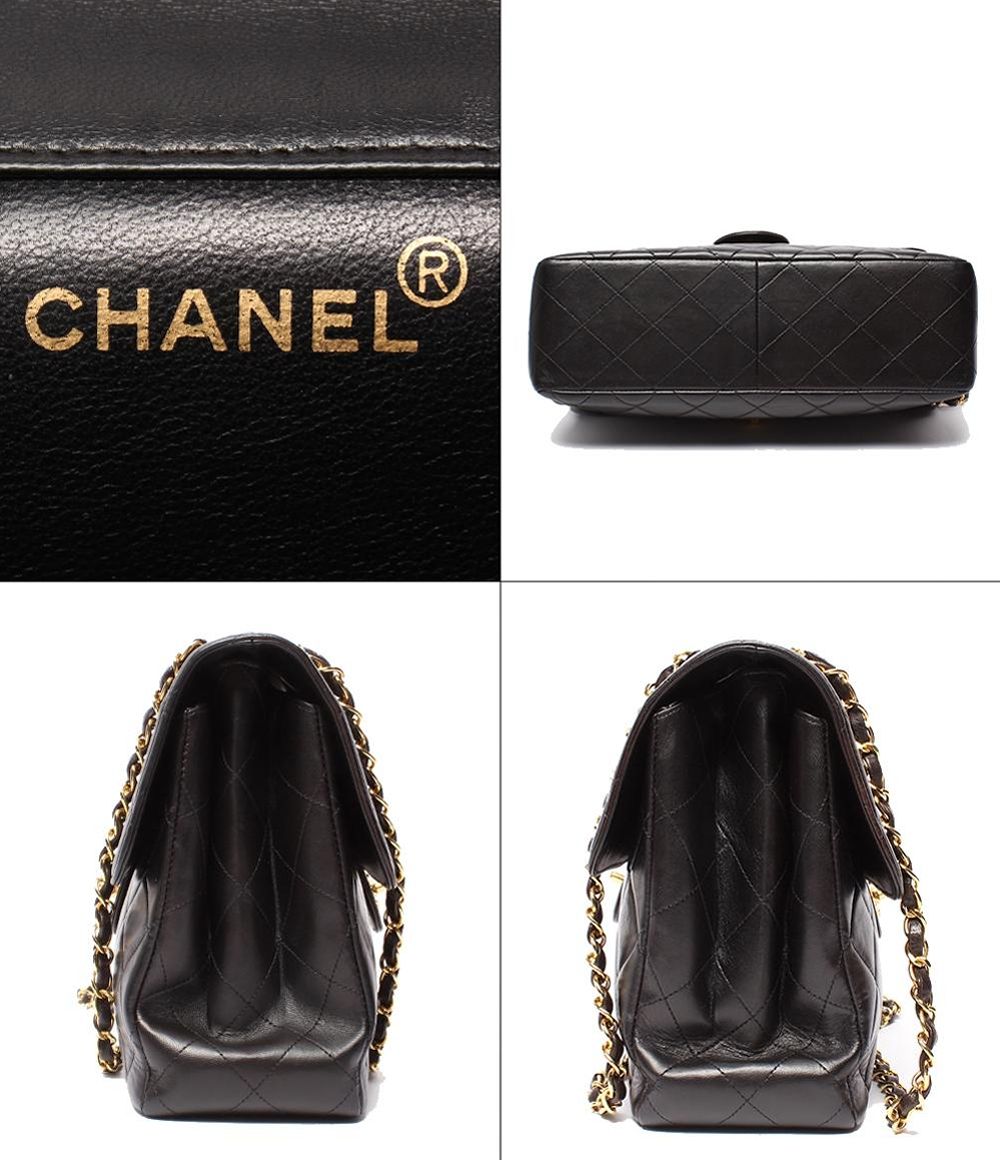 Chanel Shoulder Bag Double Face Chain Lambskin Gold Maxi Quilted 30 — view 4