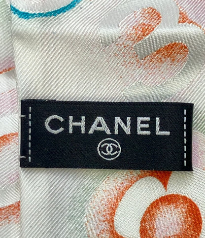 Chanel Scarf Silk White — view 3