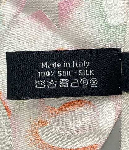 Chanel Scarf Silk White — view 4