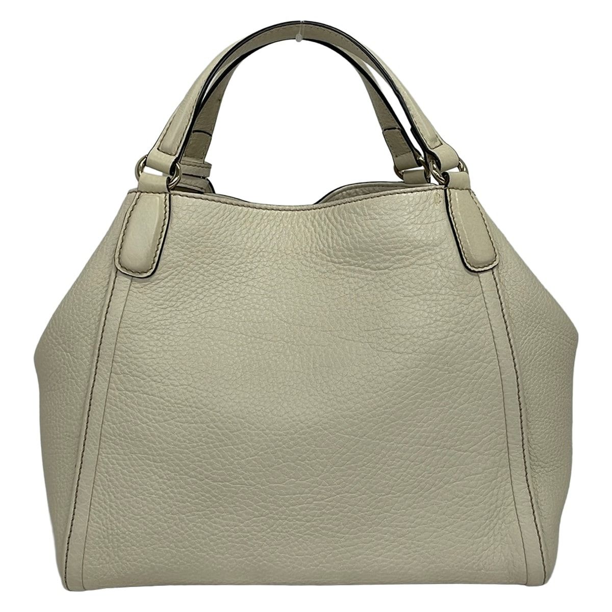 Gucci Tote Bag Soho White Leather — view 3