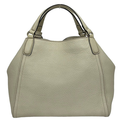 Gucci Tote Bag Soho White Leather — view 3
