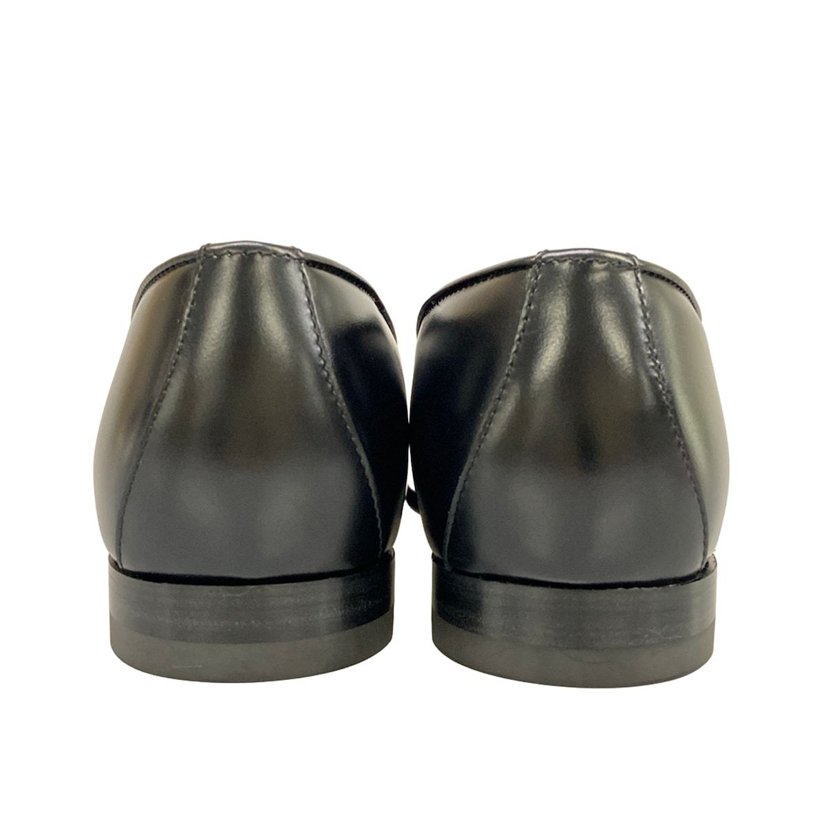 Hermes Loafers Moccasins Newton Black Leather — view 6