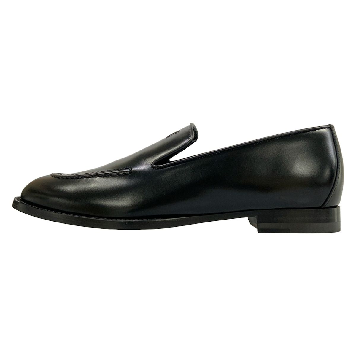 Hermes Loafers Moccasins Newton Black Leather