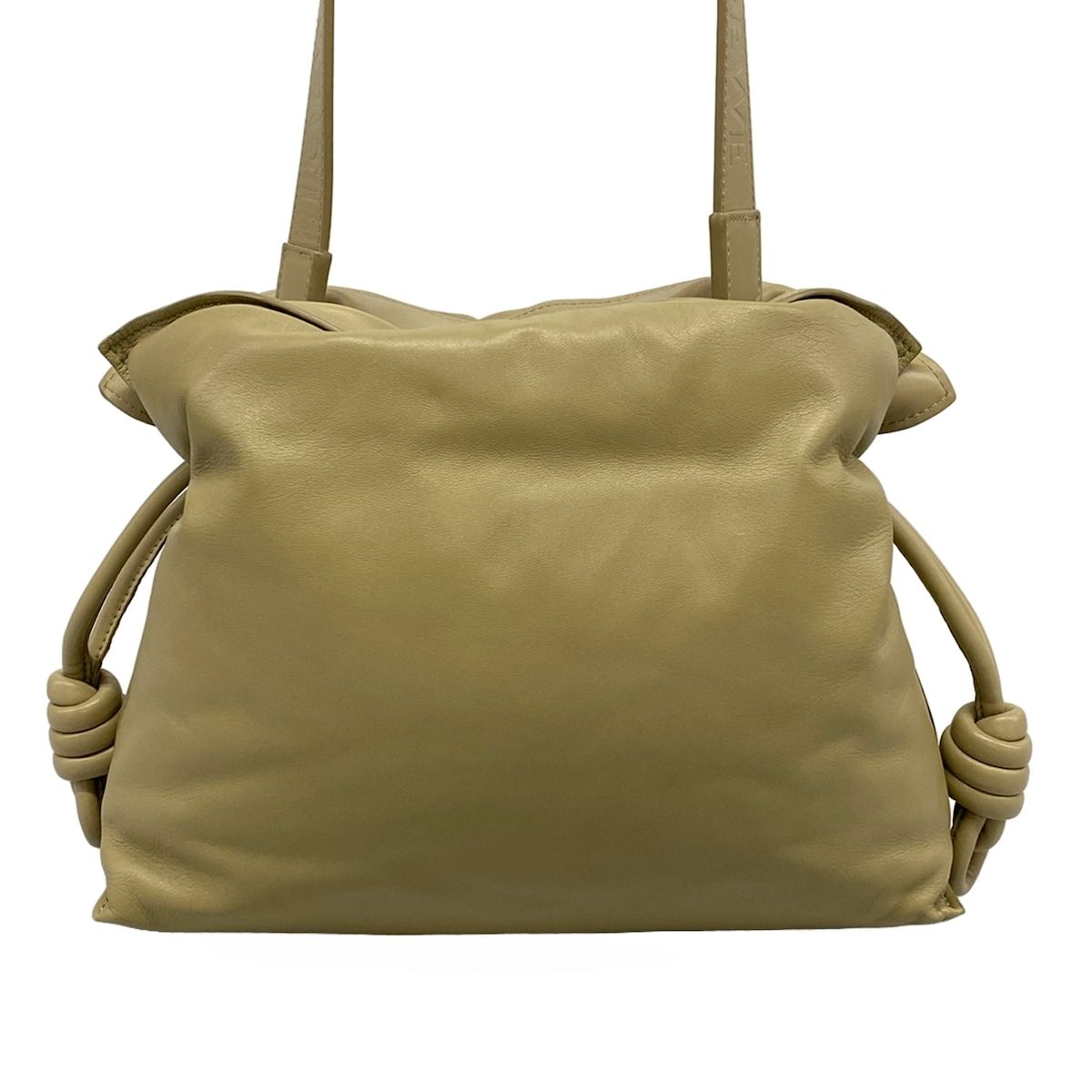 Loewe Shoulder Bag Flamenco Khaki Leather — view 3