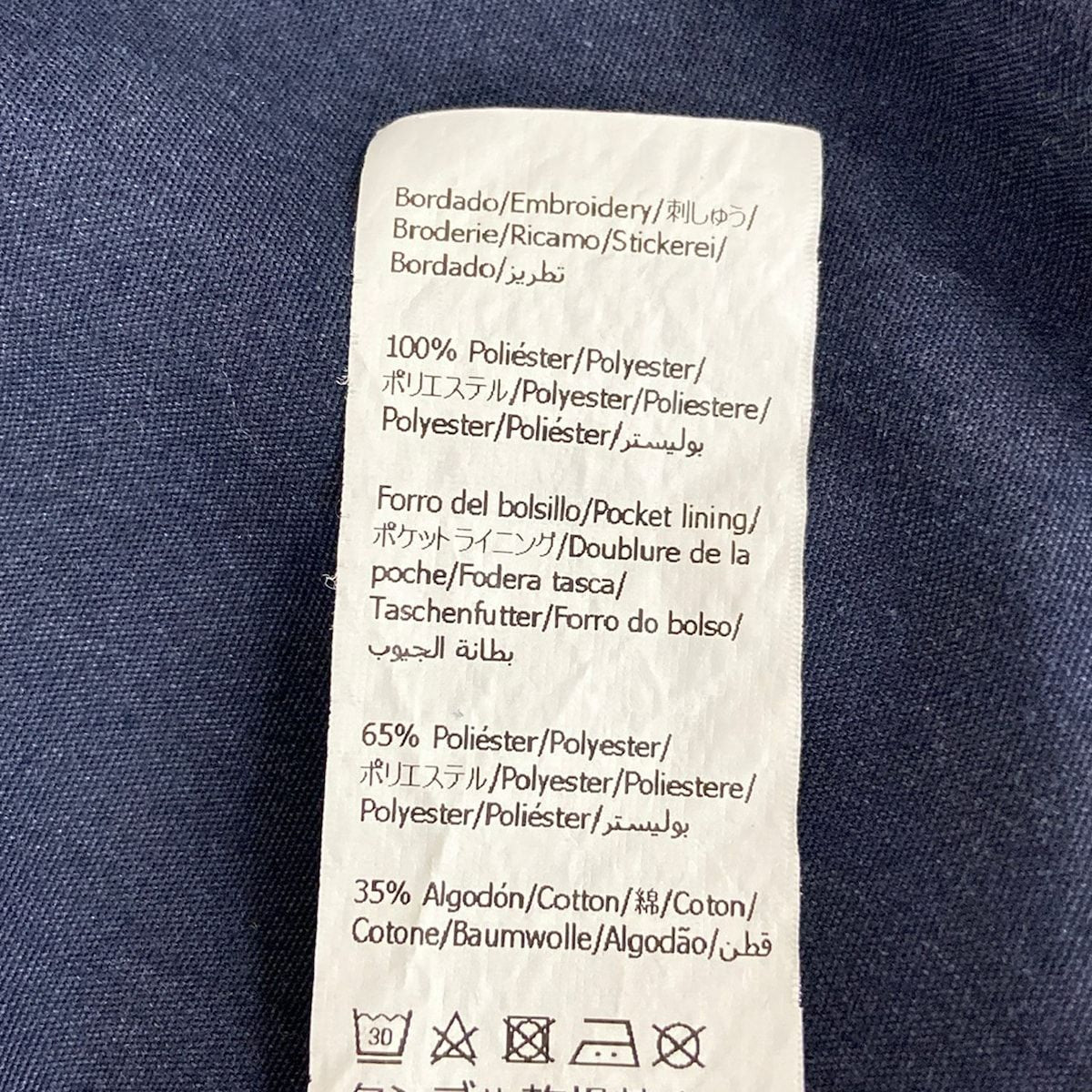Loewe Jean XS Blue Autumn Items Cotton — view 5