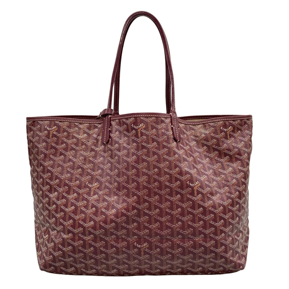Goyard Tote Bag Saint Louis PM Bordeaux Leather