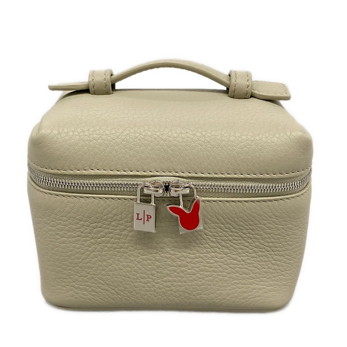 Loro Piana Handbag Extra Pocket Light Gray Leather