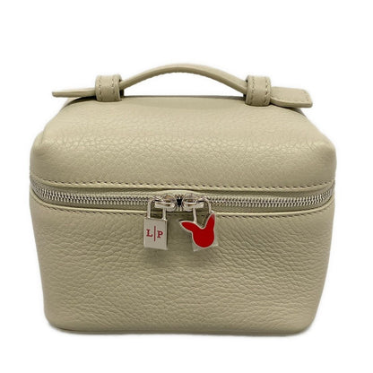 Loro Piana Handbag Extra Pocket Light Gray Leather