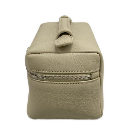 Loro Piana Handbag Extra Pocket Light Gray Leather — view 4