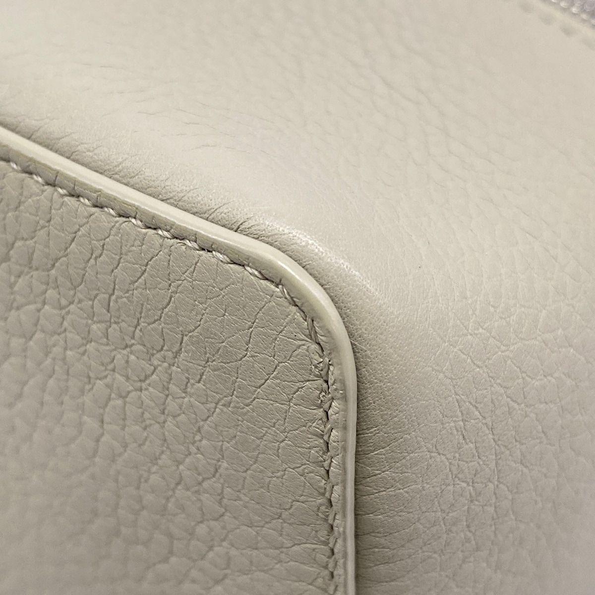 Loro Piana Handbag Extra Pocket Light Gray Leather — view 6
