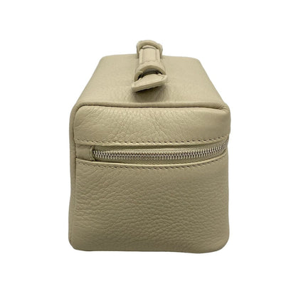 Loro Piana Handbag Extra Pocket Light Gray Leather — view 2