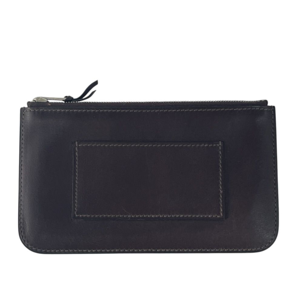 Hermes Dogon GM Duo Bifold Wallet Medium Stamp Leather Brown — view 7