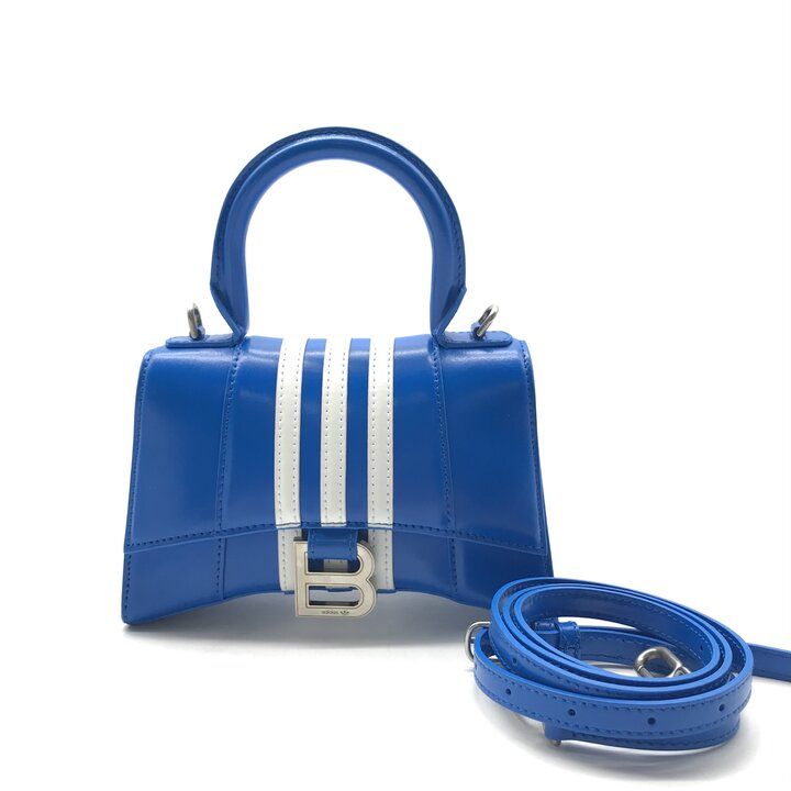 Balenciaga Adidas Collaboration 2-Way Bag Hourglass Blue