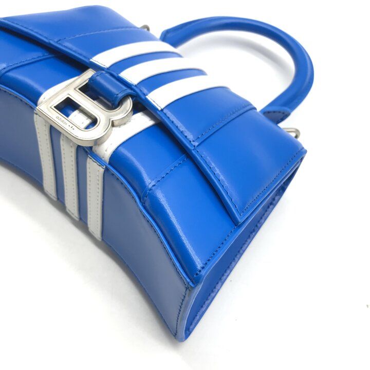Balenciaga Adidas Collaboration 2-Way Bag Hourglass Blue — view 5