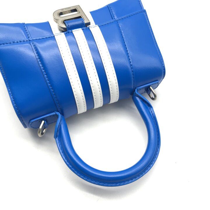 Balenciaga Adidas Collaboration 2-Way Bag Hourglass Blue — view 7